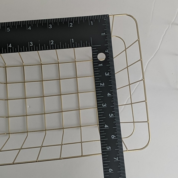 Gold wire baskets 2 pack - Picture 4 of 6